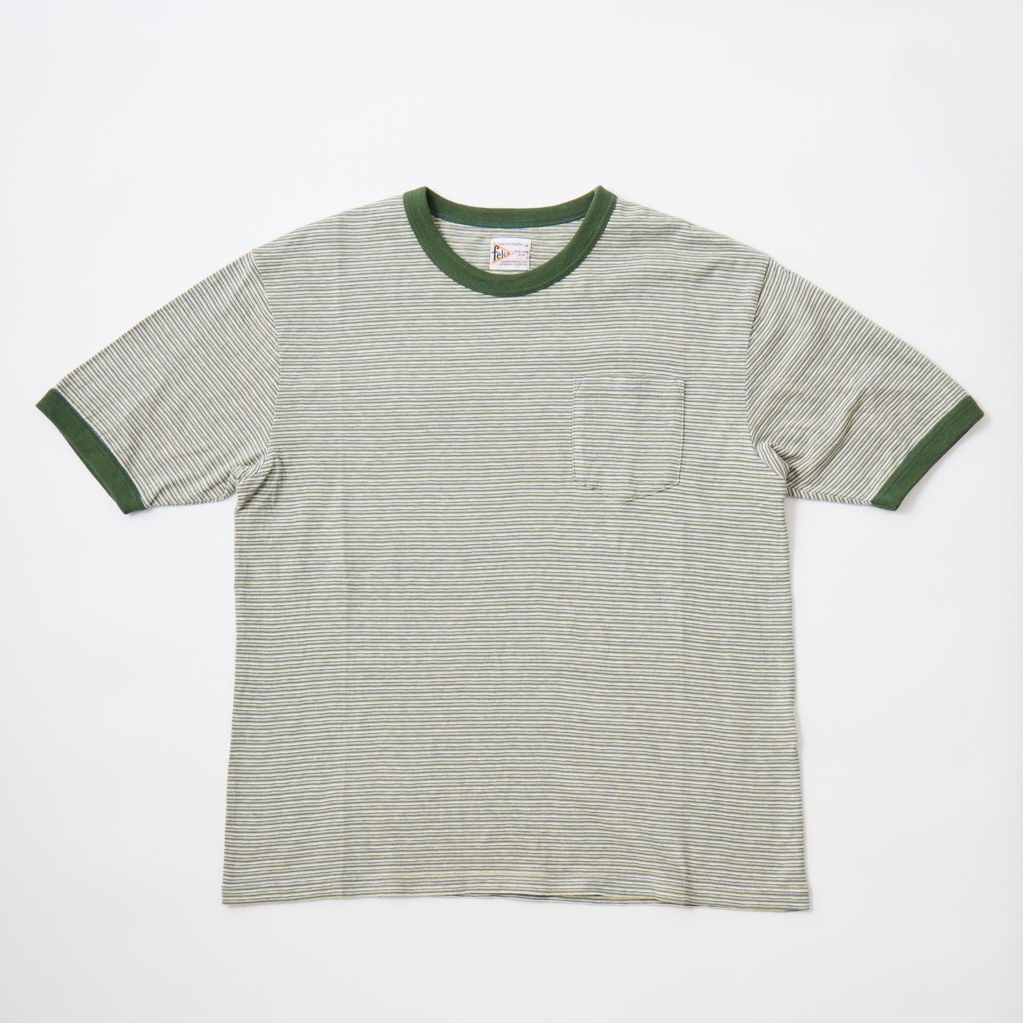 FELCO S/S RINGER POCKET-T BOYISH STRIPE