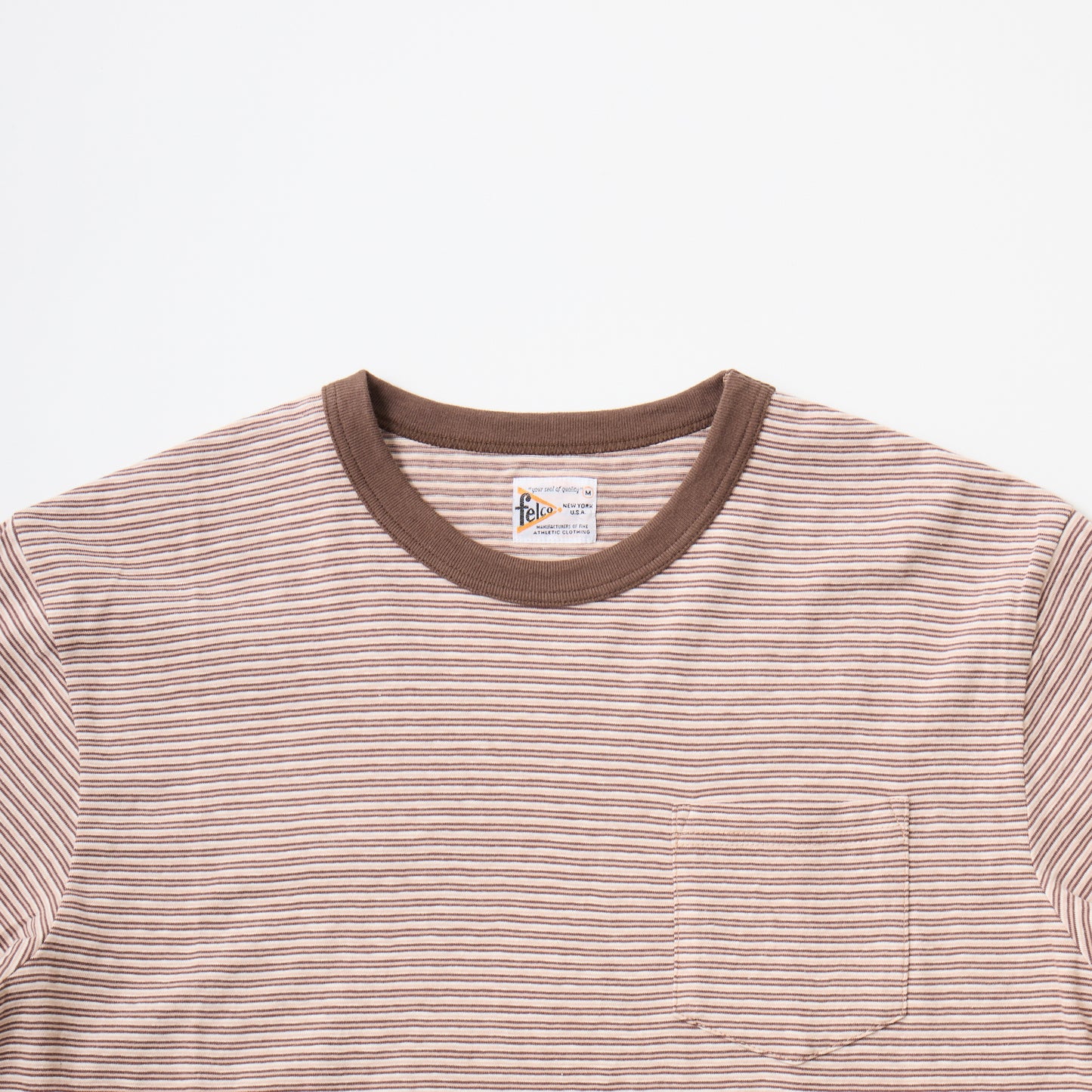 FELCO S/S RINGER POCKET-T BOYISH STRIPE