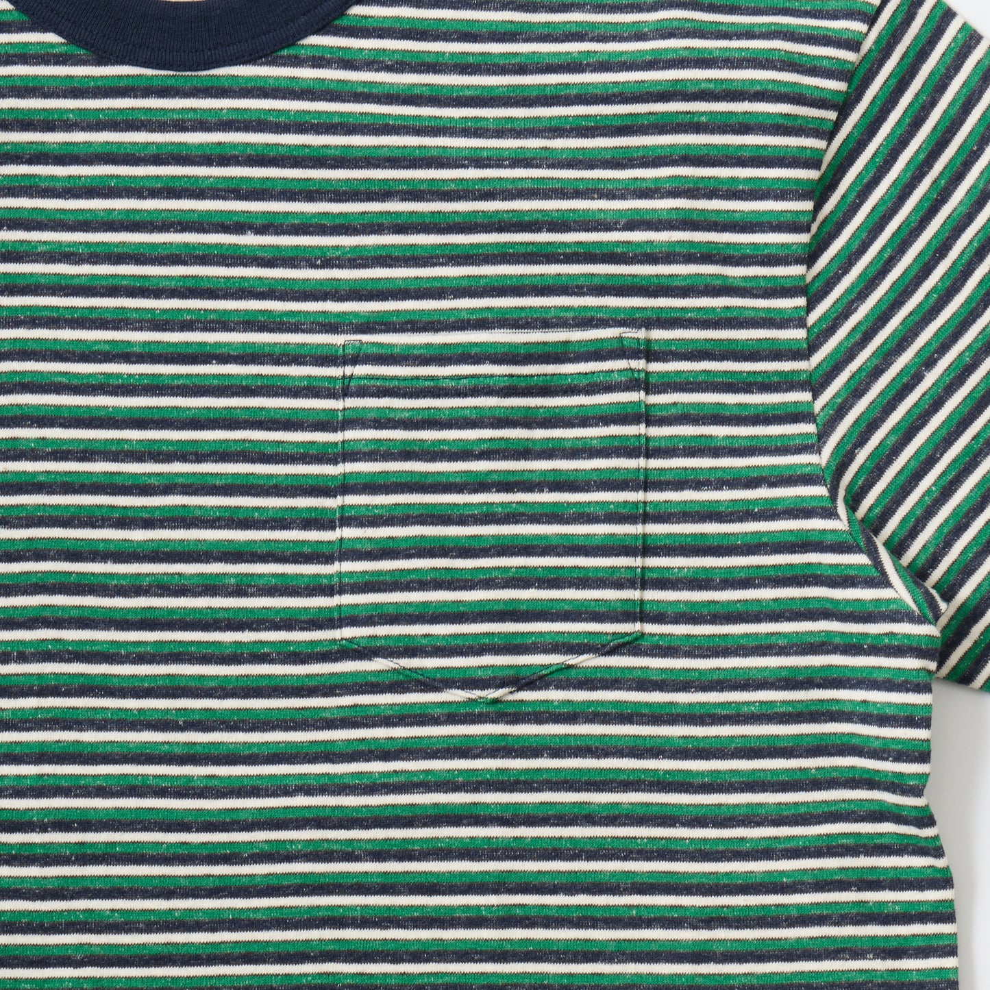 FELCO S/S CREW POCKET-T RECYCLE MULTI STRIPE