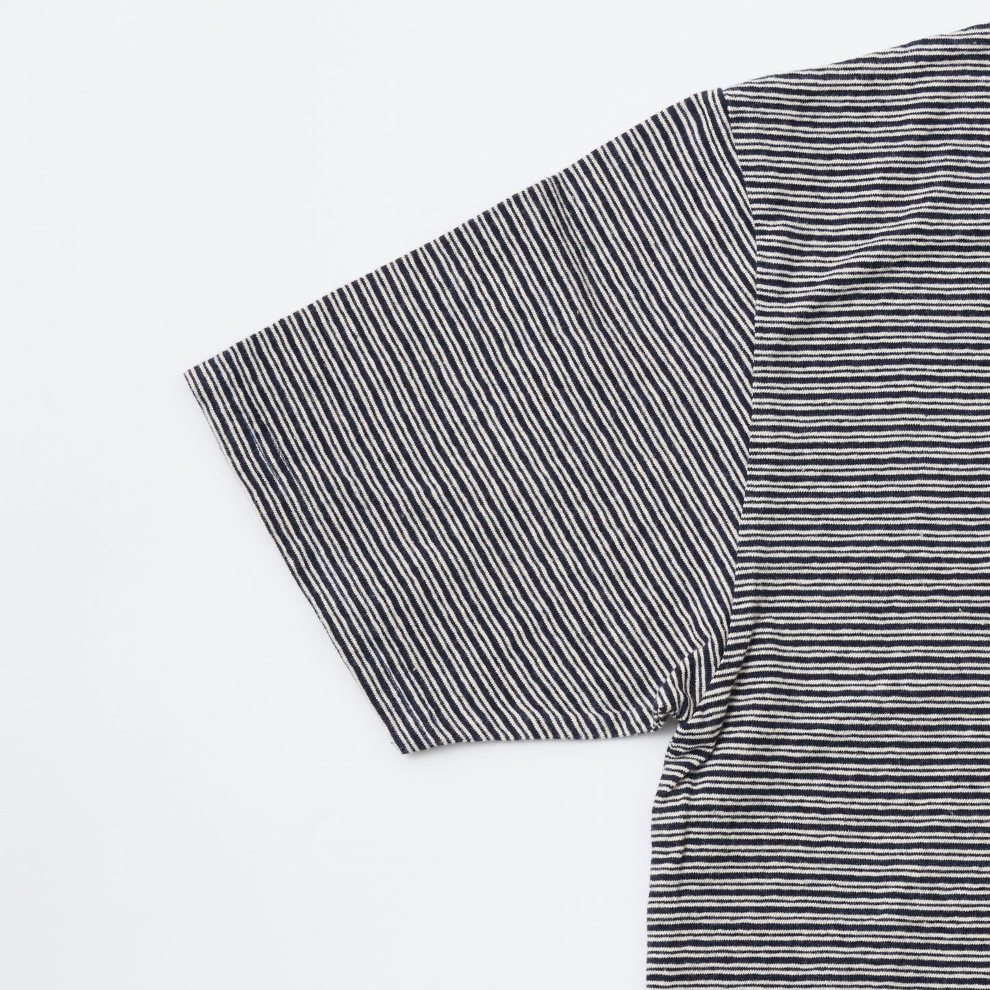 FELCO S/S CREW POCKET-T ORGANIC FOGGY MINI STRIPE