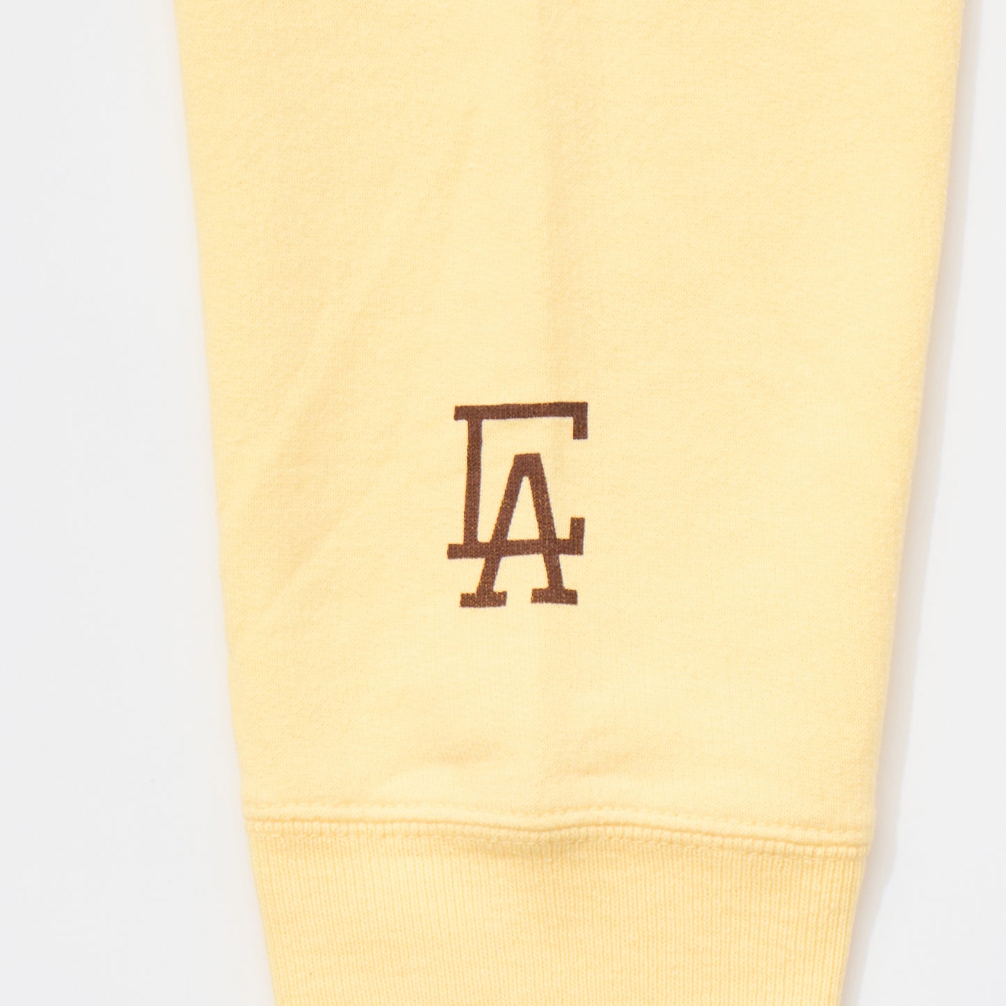 CALIFOLKS MADE IN CALIFORNIA COMFORT WASH CREW NECK SWEAT SHIRT - YELLOW