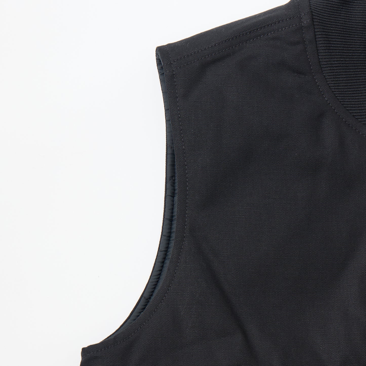 CALIFOLKS CARHARTT USA DUCK VEST w/CALIFOLKS EMBROIDERY - BLACK