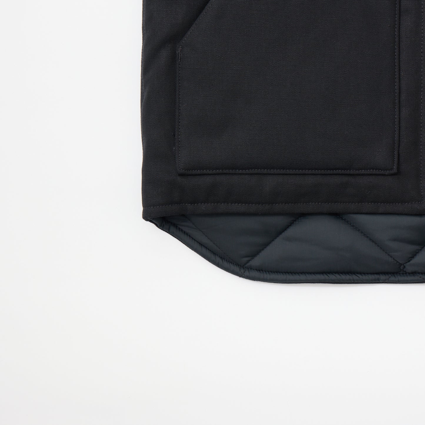CALIFOLKS CARHARTT USA DUCK VEST w/CALIFOLKS EMBROIDERY - BLACK