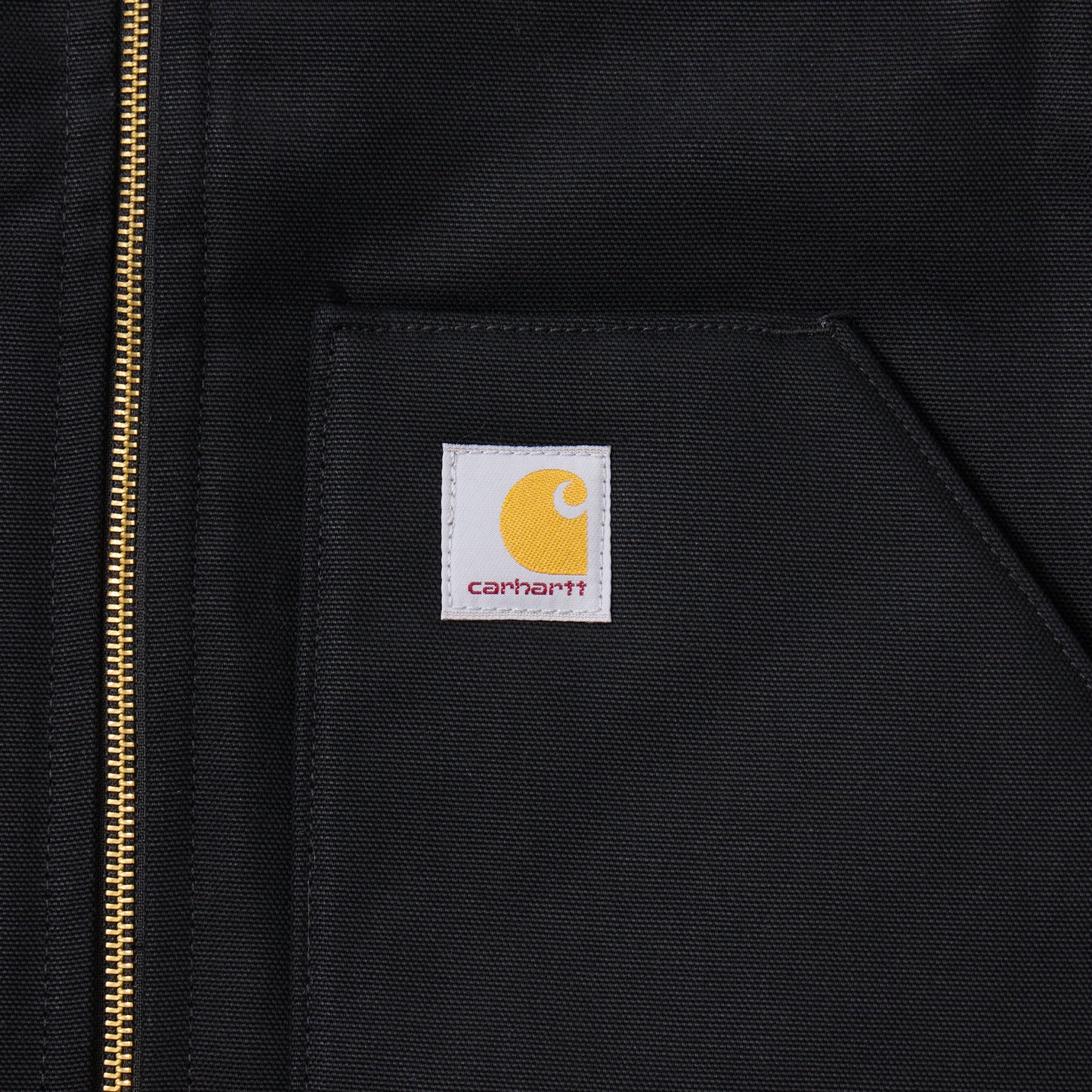 CALIFOLKS CARHARTT USA DUCK VEST w/CALIFOLKS EMBROIDERY - BLACK