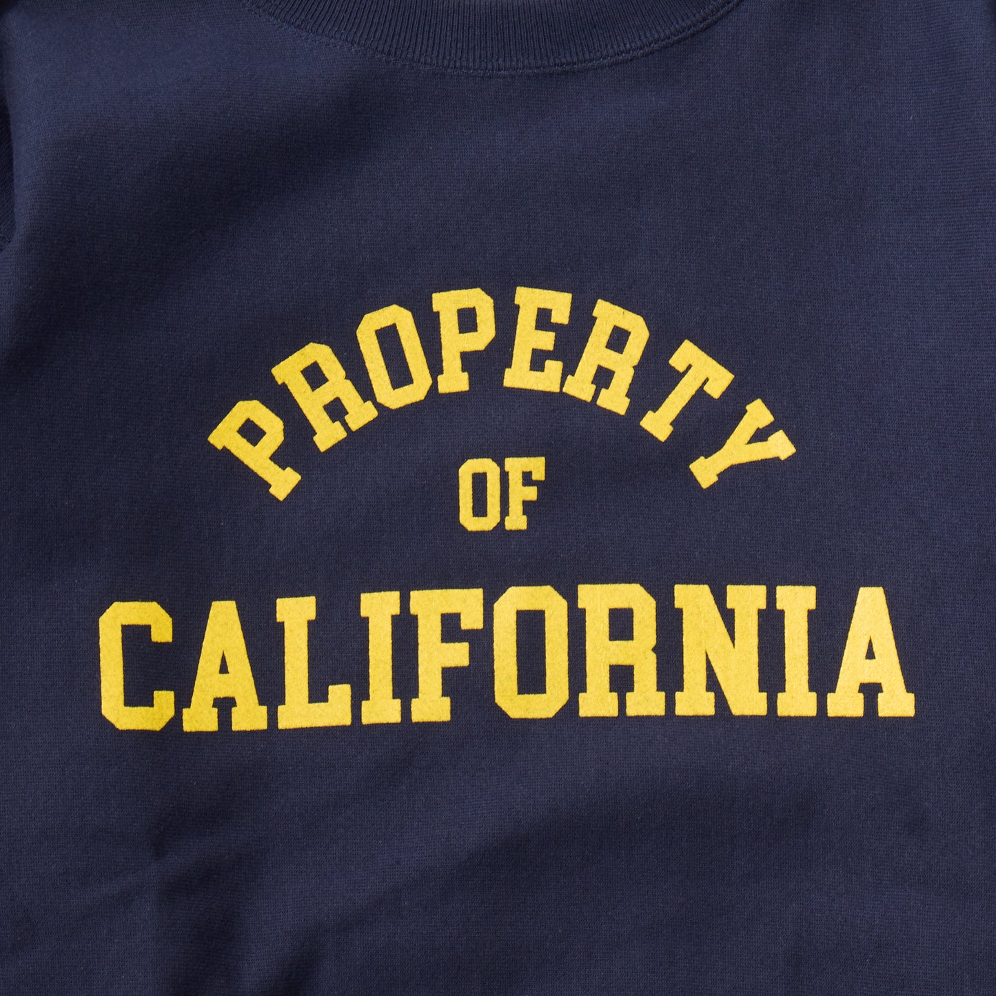 CALIFOLKS CHAMPION REVERSE WEAVE CREW NECK SWEAT - PROPERTY OF CALIFORNIA