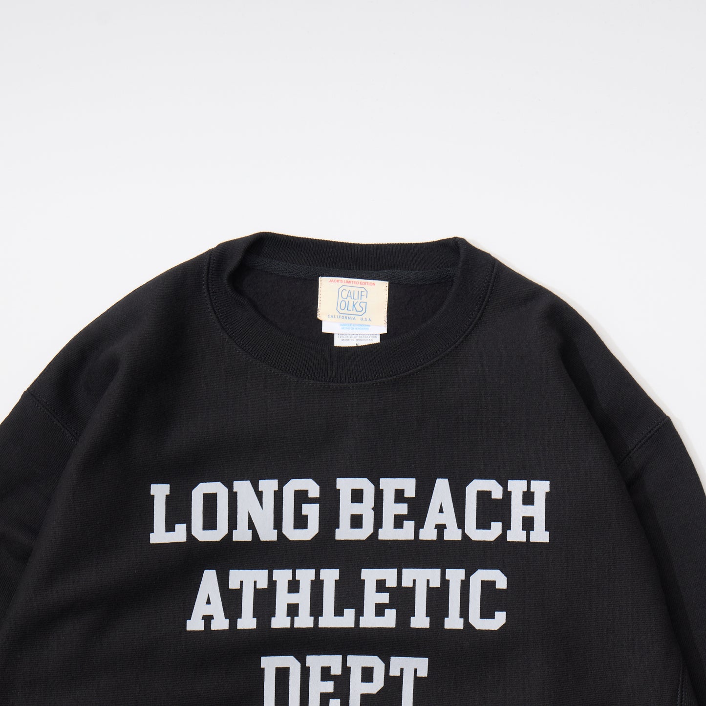 CALIFOLKS CHAMPION REVERSE WEAVE CREW NECK SWEAT - LONG BEACH