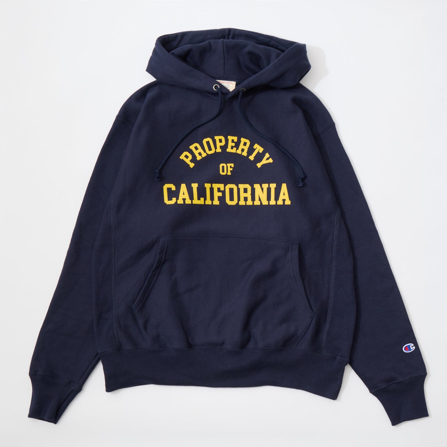 CALIFOLKS CHAMPION REVERSE WEAVE HOODED PULLOVER SWEAT - PROPERTY OF CALIFORNIA