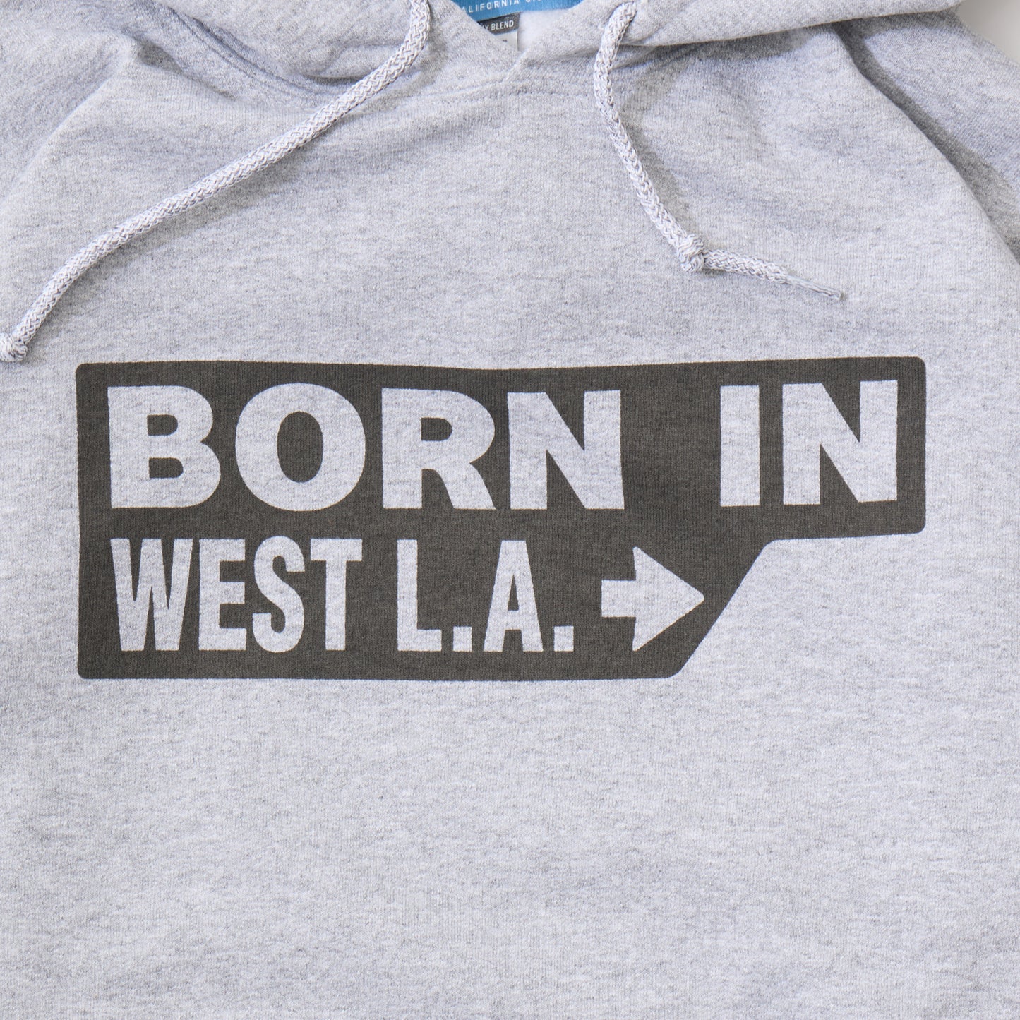CALIFOLKS US GILDAN HOODED PULLOVER SWEAT - BORN IN WEST LA