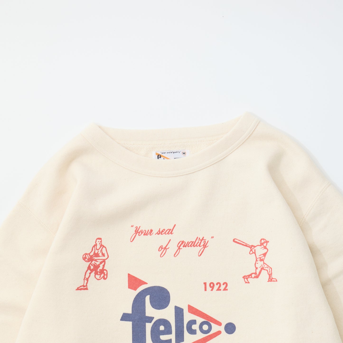 FELCO CLASSIC FIT 10oz TERRY BINDER CREW SET IN SWEAT - FELCO SPORTS PRINT