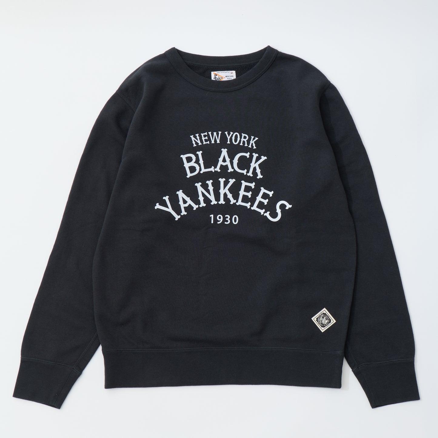 FELCO CLASSIC FIT 10oz TERRY BINDER CREW SET IN SWEAT - NEW YORK BLACK YANKEES