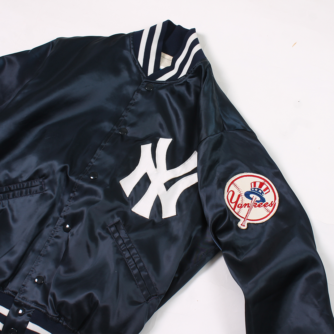 FELCO VINTAGE SATIN STADIUM JACKET - NEW YORK YANKEES
