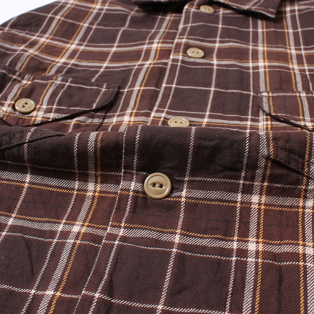EMPIRE & SONS WORK SHIRT JACKET - COTTON TWILL CHECK