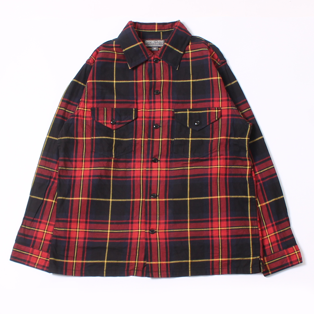 EMPIRE & SONS WORK SHIRT JACKET - COTTON TWILL CHECK