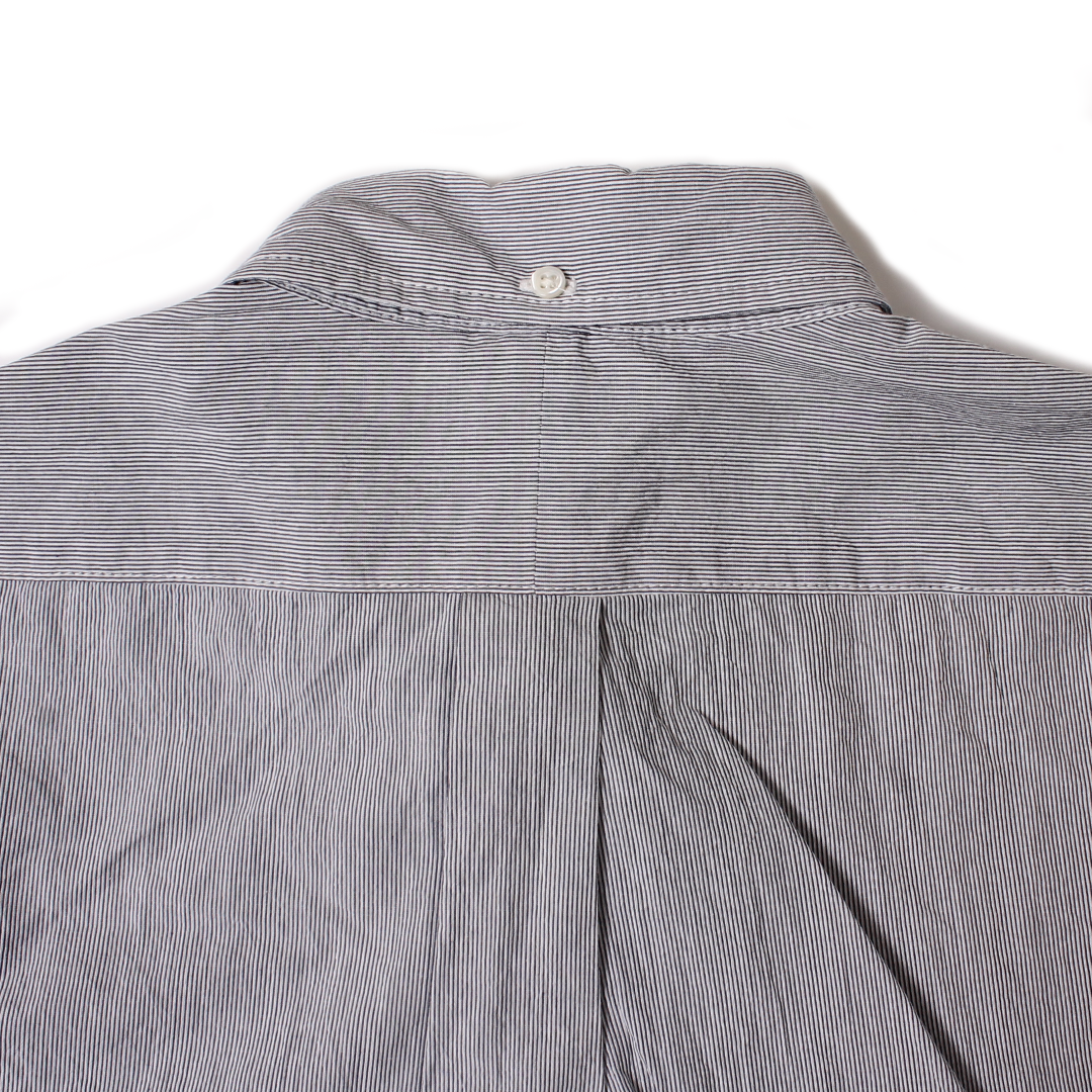 KEATON CHASE USA L/S PULLOVER CLASSIC FIT BD SHIRT - CODE WEAVE STRIPE