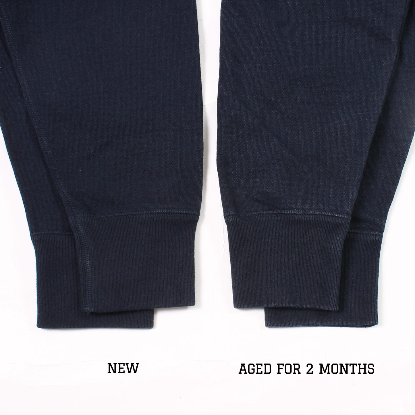 FELCO AGING COLLECTION - 16oz HARD INLAY ALL SEAM INVERSE WEAVE V GUSSET CLASSIC CREW - 2 COLORS