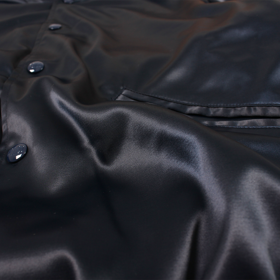 【ONE OF A KIND】FELCO SATIN AWARD JACKET WITH NATURAL FLANNEL LINED