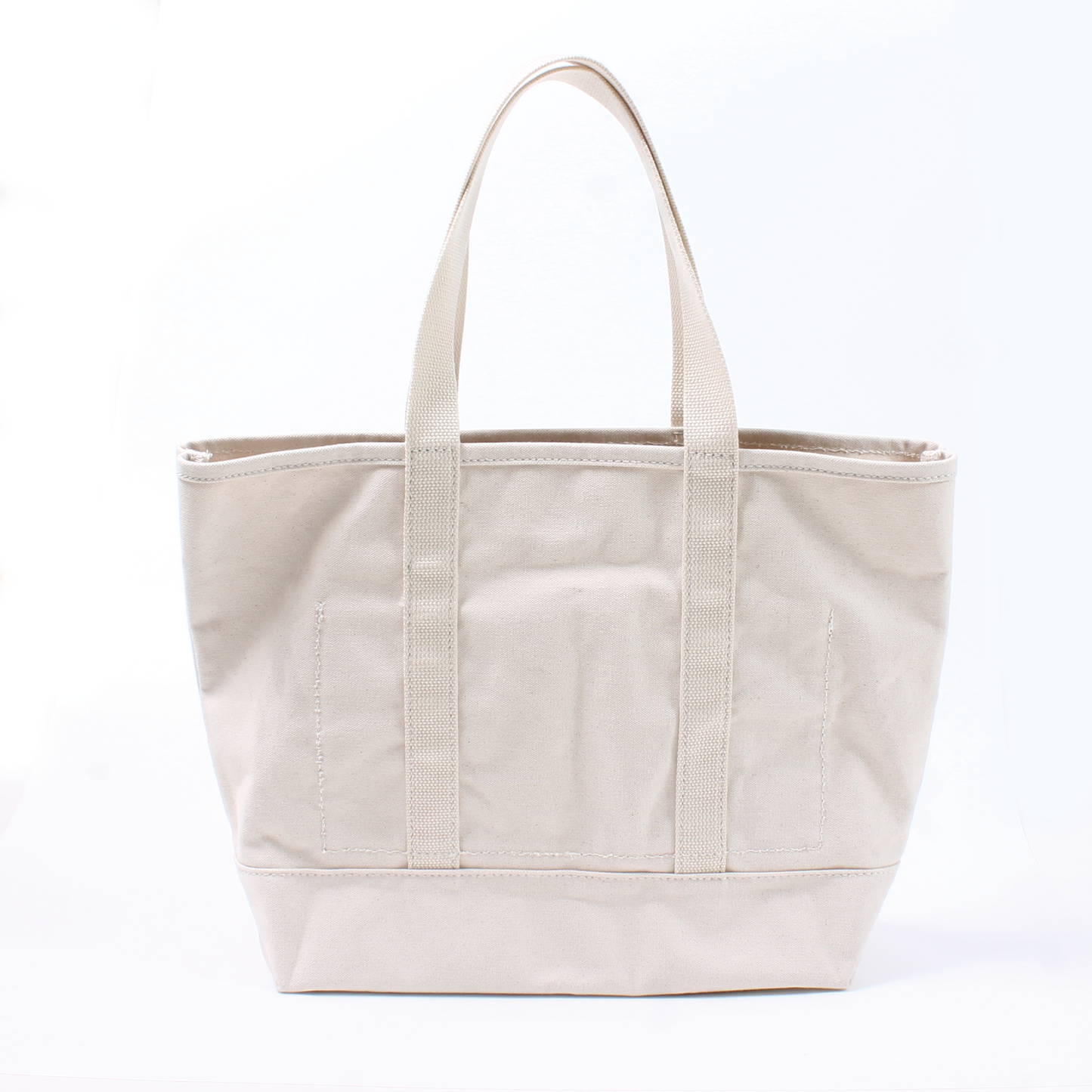 HERITAGE LEATHER 18oz CANVAS CUSTOM MADE DAY TOTE BAG - NATURAL