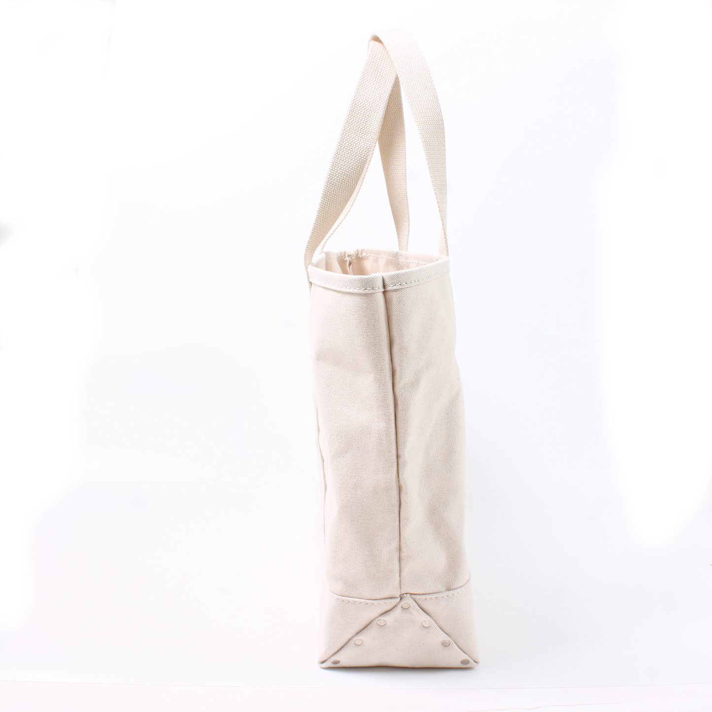 HERITAGE LEATHER 18oz CANVAS CUSTOM MADE DAY TOTE BAG - NATURAL