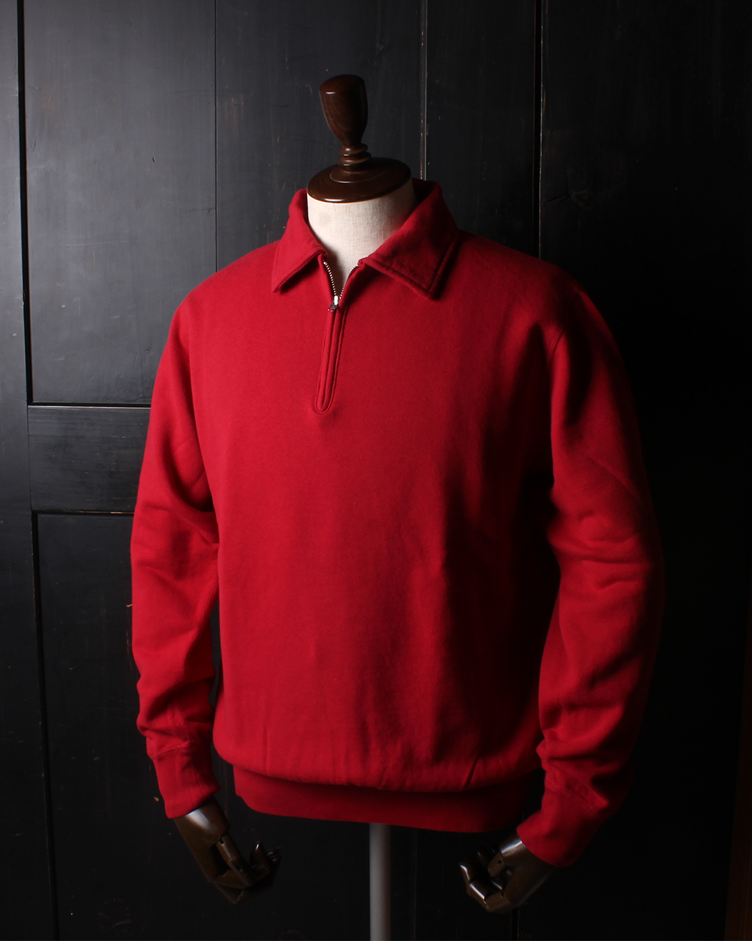 FELCO L/S HALF ZIP COLLAR SWEAT 10oz MD WEIGHT FRENCH TERRY - 13 COLORS