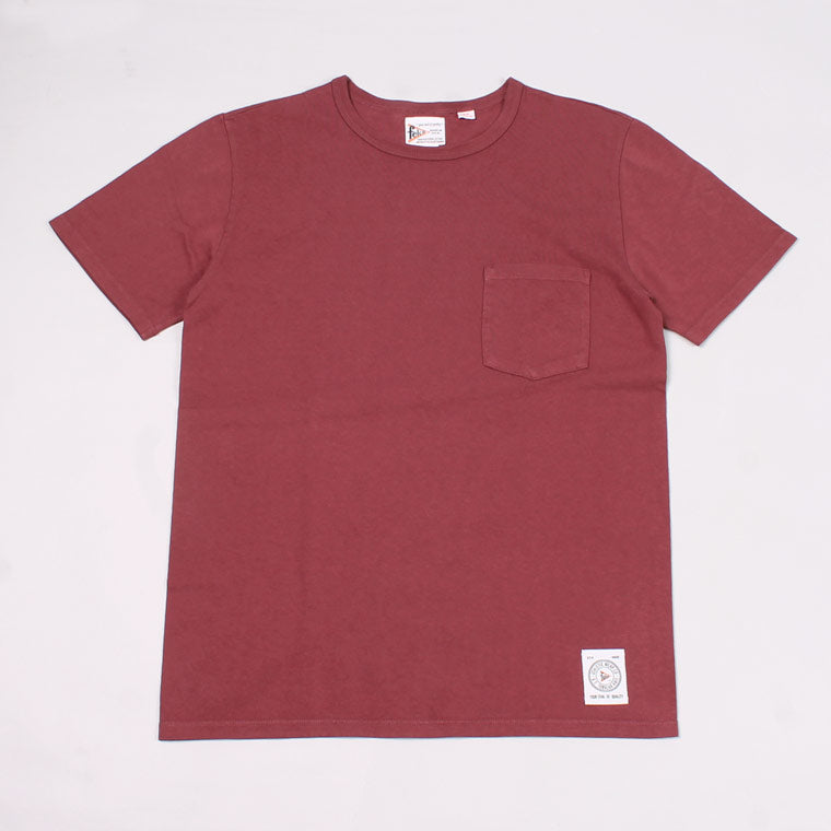 FELCO S/S CREW NECK POCKET-T 18 SINGLE US TUBULAR JERSEY MADE IN USA - 3 COLORS