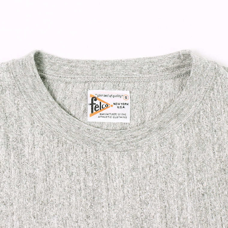 FELCO S/S INVERSEWEAVE CREW NECK POCKET -T 7oz 18 SINGLE JERSEY - 7 COLORS