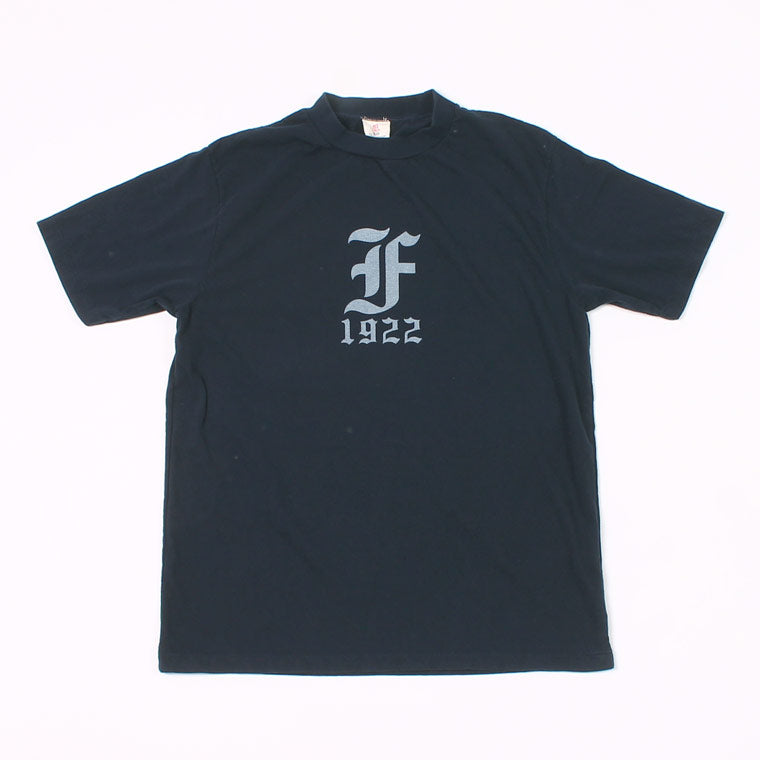 FELCO S/S HI CREW T-SHIRT 30s USA COTTON w/PRINT OLD ENGLISH F 1922 - 3 COLORS - FELC-365