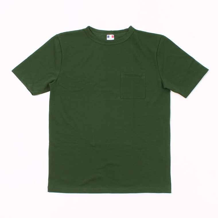 BANDOL SS PIQUE CREW TEE W.POCKET