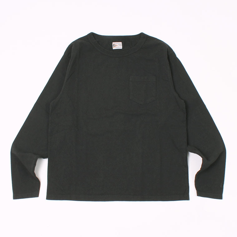 FELCO L/S BINDER NECK CREW POCKET T 7oz 18 SINGLE JERSEY - 4 COLORS