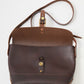 HERITAGE LEATHER  LATIGO LEATHER MINI SHOULDER BAG - BROWN LATIGO