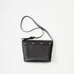 HERITAGE LEATHER  LATIGO LEATHER MINI SHOULDER BAG - BLACK LATIGO