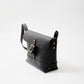 HERITAGE LEATHER  LATIGO LEATHER MINI SHOULDER BAG - BLACK LATIGO