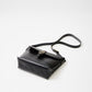 HERITAGE LEATHER  LATIGO LEATHER MINI SHOULDER BAG - BLACK LATIGO