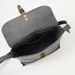 HERITAGE LEATHER  LATIGO LEATHER MINI SHOULDER BAG - BLACK LATIGO