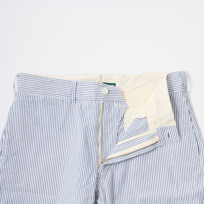 KEATON CHASE USA BERMUDA SHORT W/BUCKLE BACK SUPIMA SEERSUCKER - KCU-185