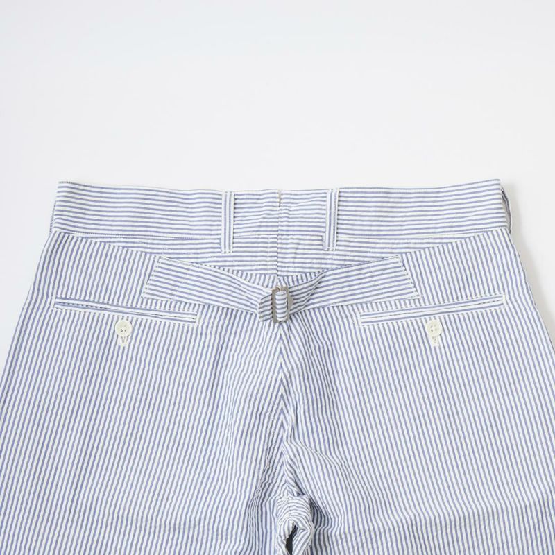 KEATON CHASE USA BERMUDA SHORT W/BUCKLE BACK SUPIMA SEERSUCKER - KCU-185