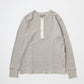EMPIRE & SONS L/S HENLEY NECK-T HALF CARDIGAN STITCH - 2 COLORS - EMSO-118
