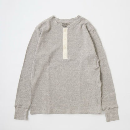 EMPIRE & SONS L/S HENLEY NECK-T HALF CARDIGAN STITCH - 2 Colors - EMSO-118
