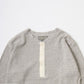 EMPIRE & SONS L/S HENLEY NECK-T HALF CARDIGAN STITCH - 2 Colors - EMSO-118