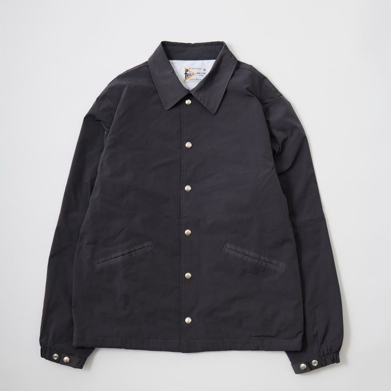 FELCO SET IN SLEEVE COACH JACKET SNAP BUTTON FRONT W/FLANNEL LINING CLASSIC FIT - 3 COLORS