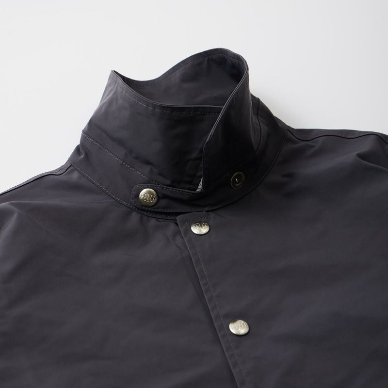 FELCO SET IN SLEEVE COACH JACKET SNAP BUTTON FRONT W/FLANNEL LINING CLASSIC FIT - 3 COLORS