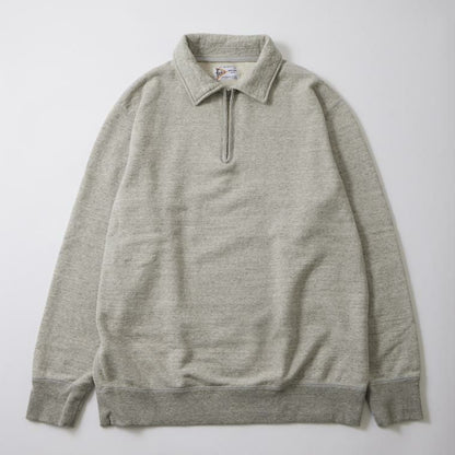 FELCO L/S HALF ZIP COLLAR SWEAT 10oz MD WEIGHT FRENCH TERRY - 14 COLORS