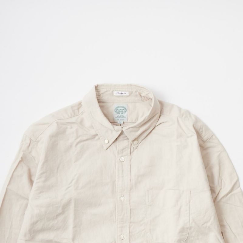 KEATON CHASE USA L/S MODIFIED CLASSIC FIT BD SHIRT PREMIUM OXFORD