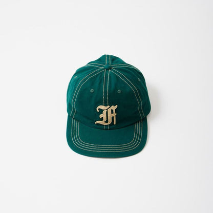 FELCO NEW SHAPE STONE WASHED TWILL BB CAP W/OLD FONT "F" FELT WAPPEN