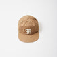 FELCO NEW SHAPE STONE WASHED TWILL BB CAP W/OLD FONT "F" FELT WAPPEN