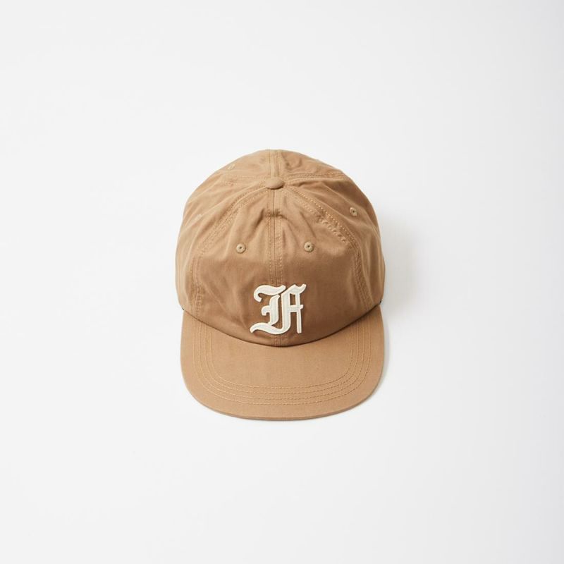 FELCO NEW SHAPE STONE WASHED TWILL BB CAP W/OLD FONT "F" FELT WAPPEN