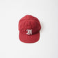 FELCO NEW SHAPE STONE WASHED TWILL BB CAP W/OLD FONT "F" FELT WAPPEN