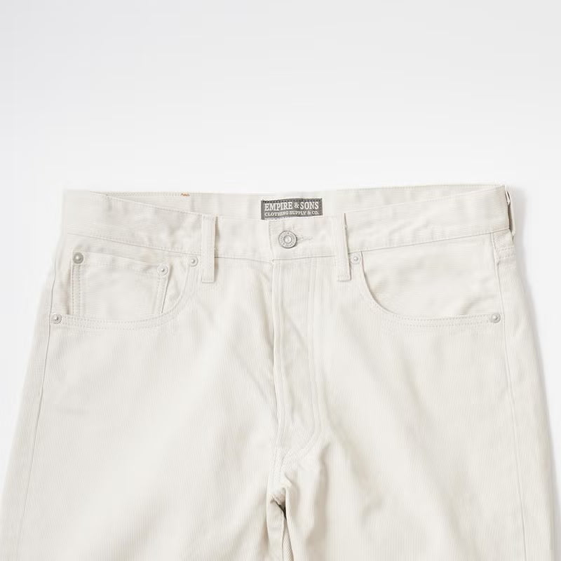 EMPIRE & SONS 5 POCKET PIQUE PANT ONE WASH