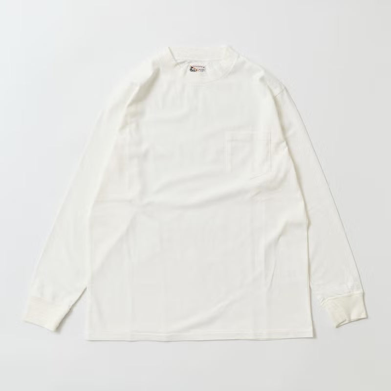 FELCO L/S HI CREW POCKET TEE 5oz 30SINGLE CALIFORNIA JERSEY