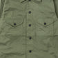 EMPIRE & SONS WORK SHIRT JACKET HIGHCOUNT CHINO CLOTH - OLIVE DRAB