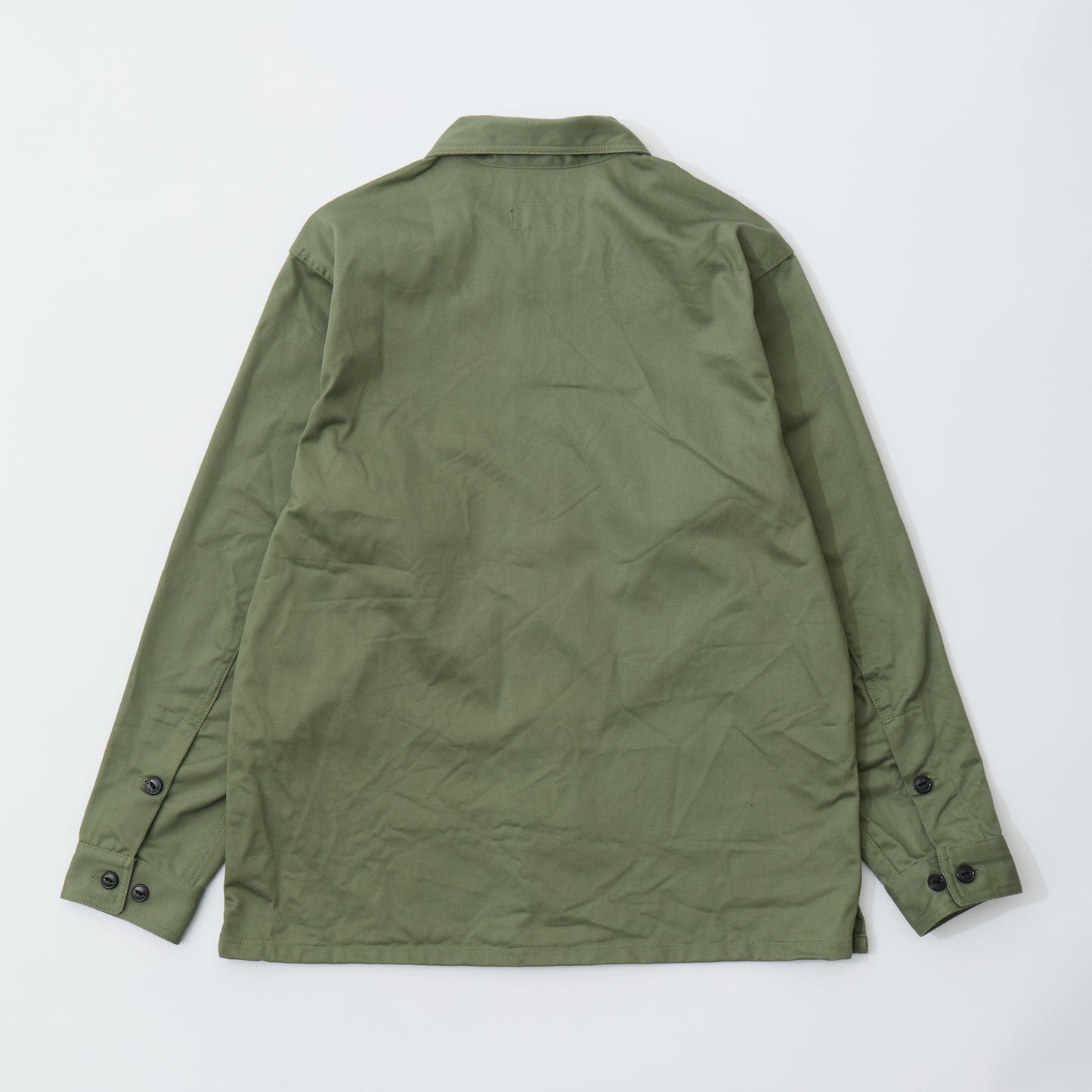 EMPIRE & SONS WORK SHIRT JACKET HIGHCOUNT CHINO CLOTH - OLIVE DRAB
